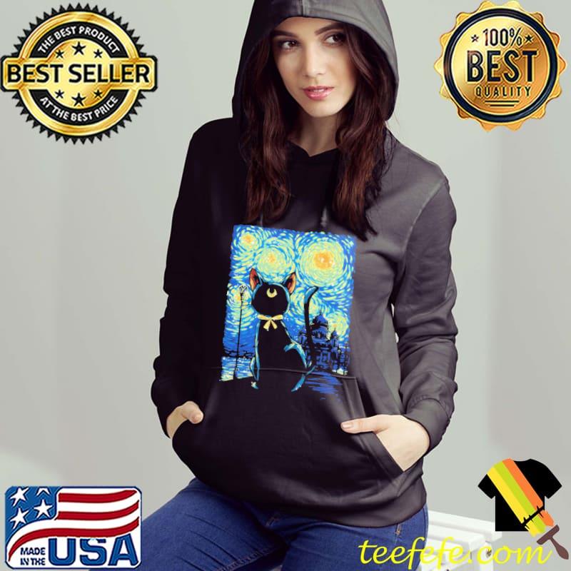 Starry Night Cat Shirt