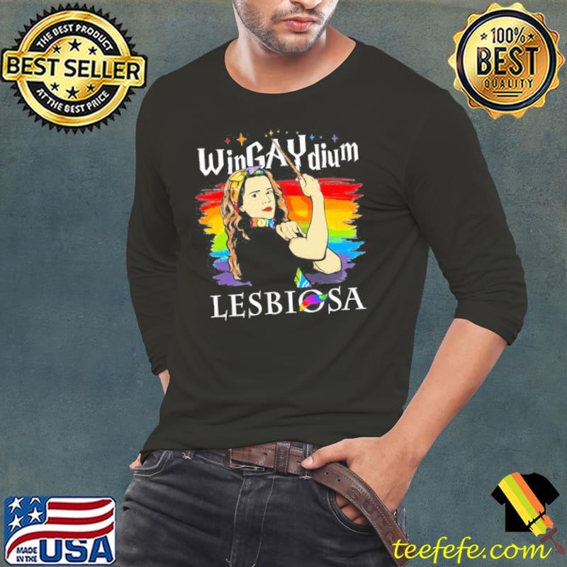 Strong Woman Wingaydium Lessbiosa LGBT Long Sleeve Tee Strong Woman Wingaydium Lessbiosa LGBT Long Sleeve Tee