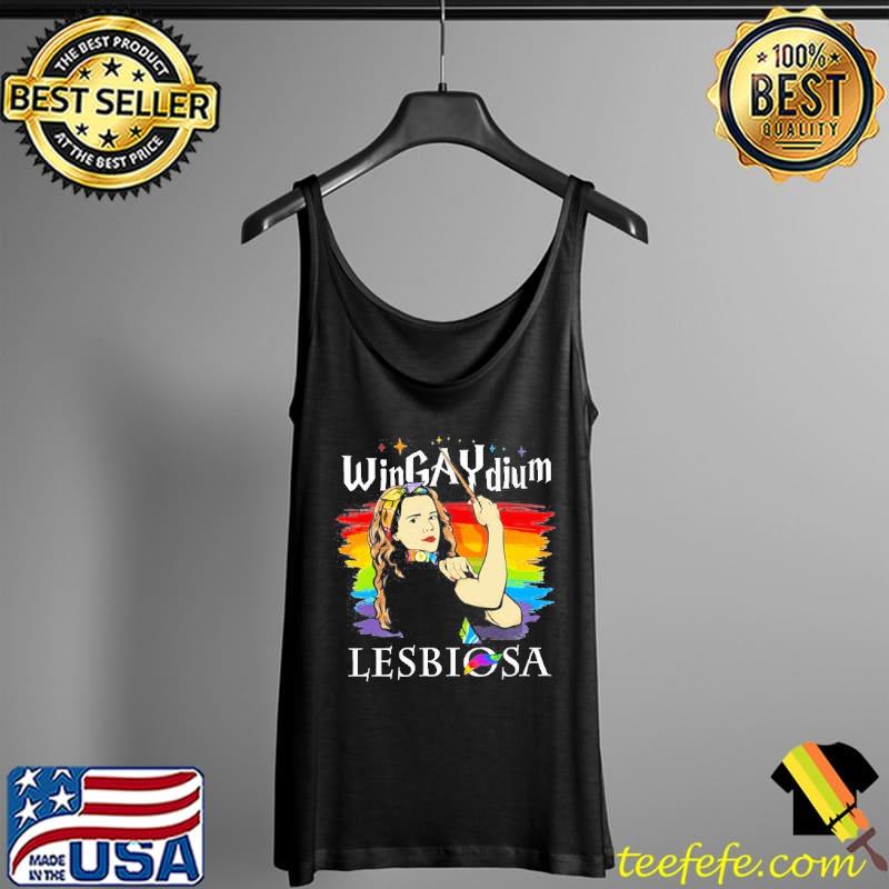 Strong Woman Wingaydium Lessbiosa LGBT Tank Top Strong Woman Wingaydium Lessbiosa LGBT Tank Top
