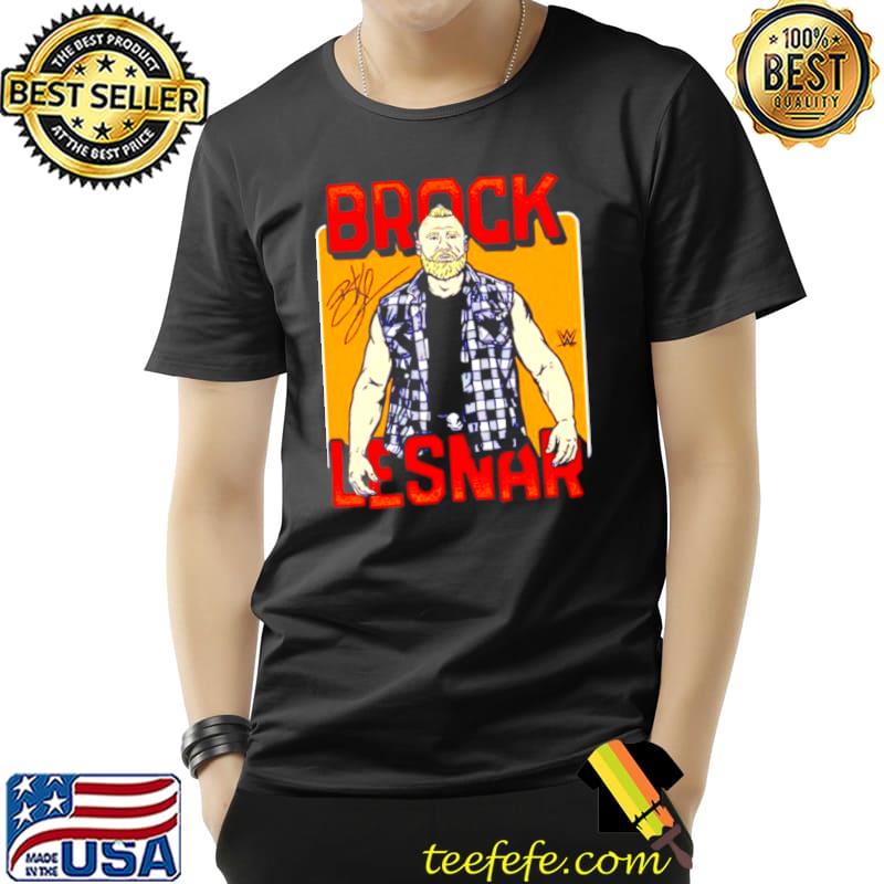 Superstars WWE Brock Lesnar Flannel signature Unisex Superstars WWE Brock Lesnar Flannel signature Unisex