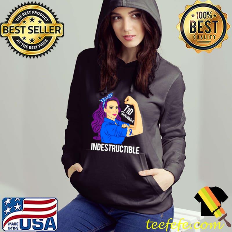 T1D Warrior Indestructible Type 1 Diabetes Awareness Shirt T1D Warrior Indestructible Type 1 Diabetes Awareness Shirt