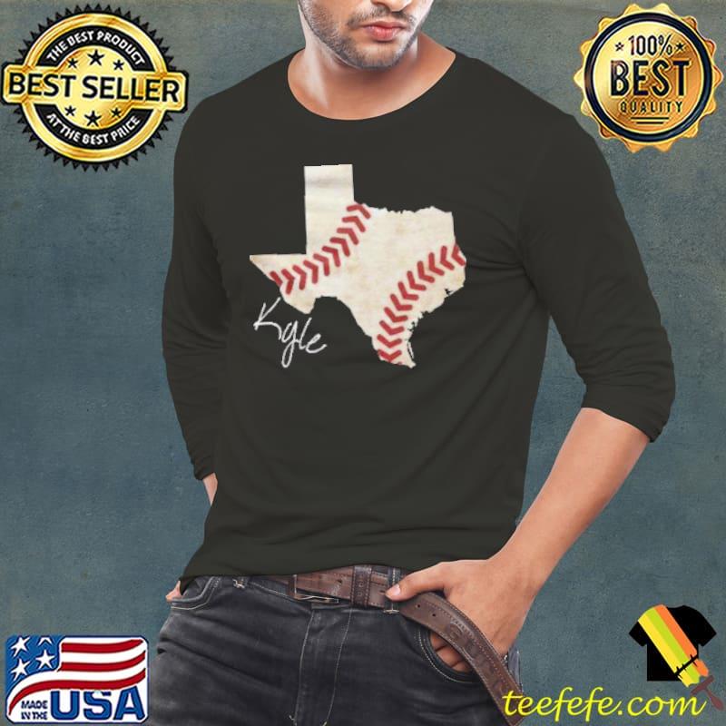 texas Map Baseball Shirt Long Sleeve Tee texas Map Baseball Shirt Long Sleeve Tee