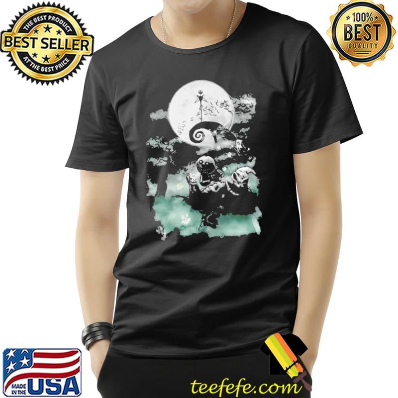 The Disney The Nightmare Before Christmas Haunted Scene TShirt Unisex The Disney The Nightmare Before Christmas Haunted Scene TShirt Unisex