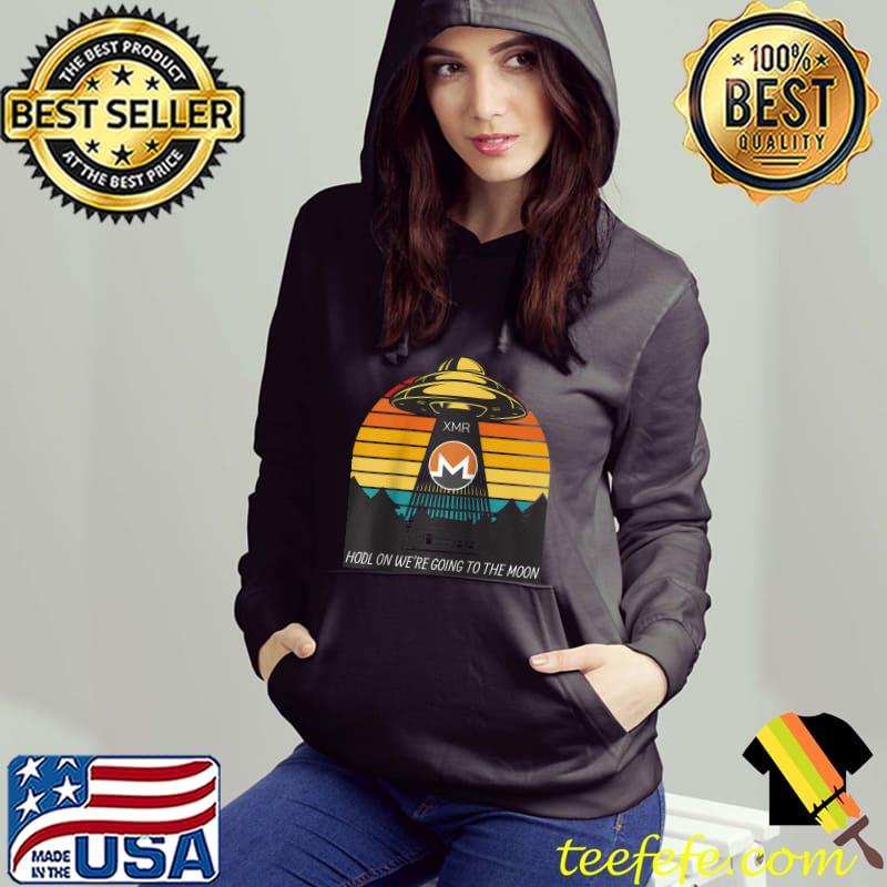 To The Moon Monero Crypto XMR Cryptocurrency UFO Moon T-Shirt To The Moon Monero Crypto XMR Cryptocurrency UFO Moon T-Shirt