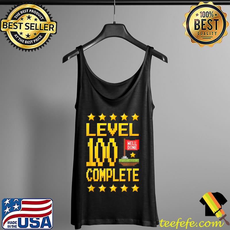 Top 100th Birthday 1921 Level 100 Years Decoration Gift T Shirt Tank Top Top 100th Birthday 1921 Level 100 Years Decoration Gift T Shirt Tank Top