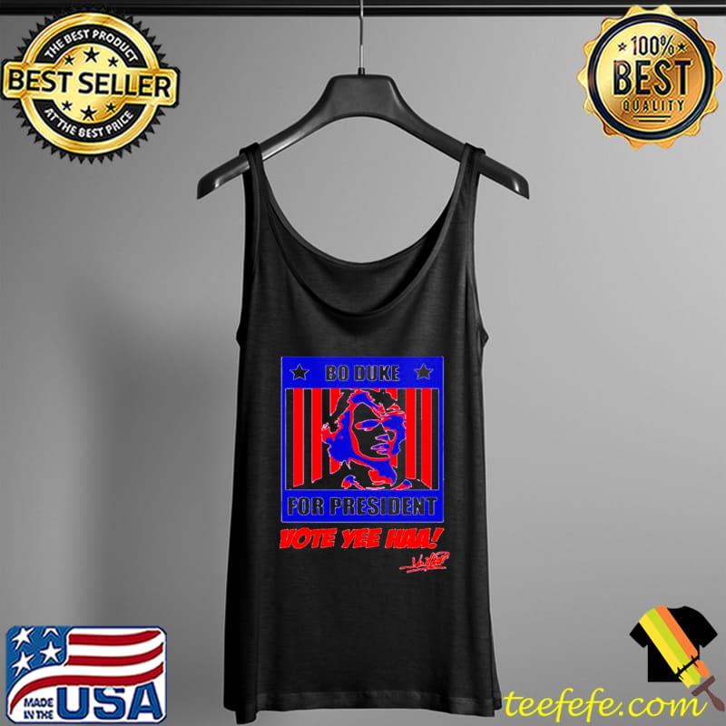 Top Bo duke for president vote yee haa signature Tank Top Top Bo duke for president vote yee haa signature Tank Top
