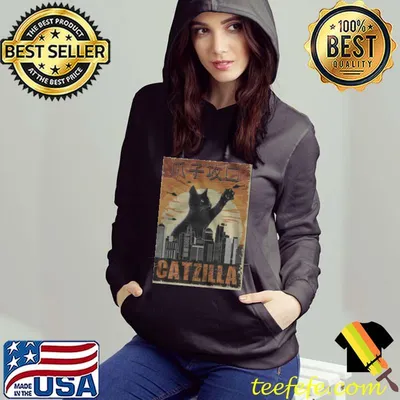Top Catzilla shirt