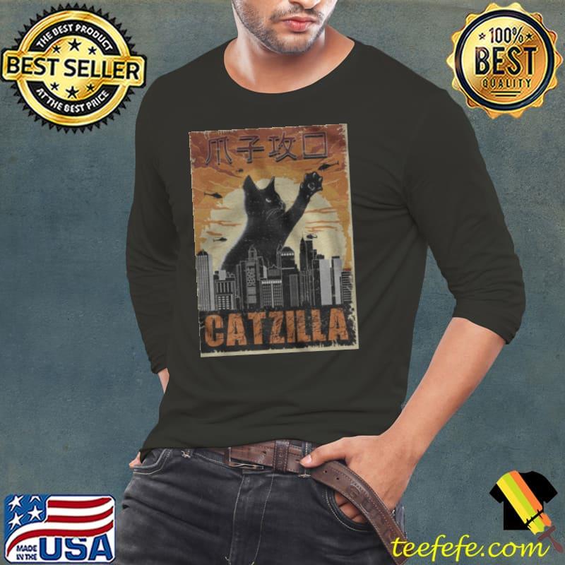 Top Catzilla Long Sleeve Tee Top Catzilla Long Sleeve Tee