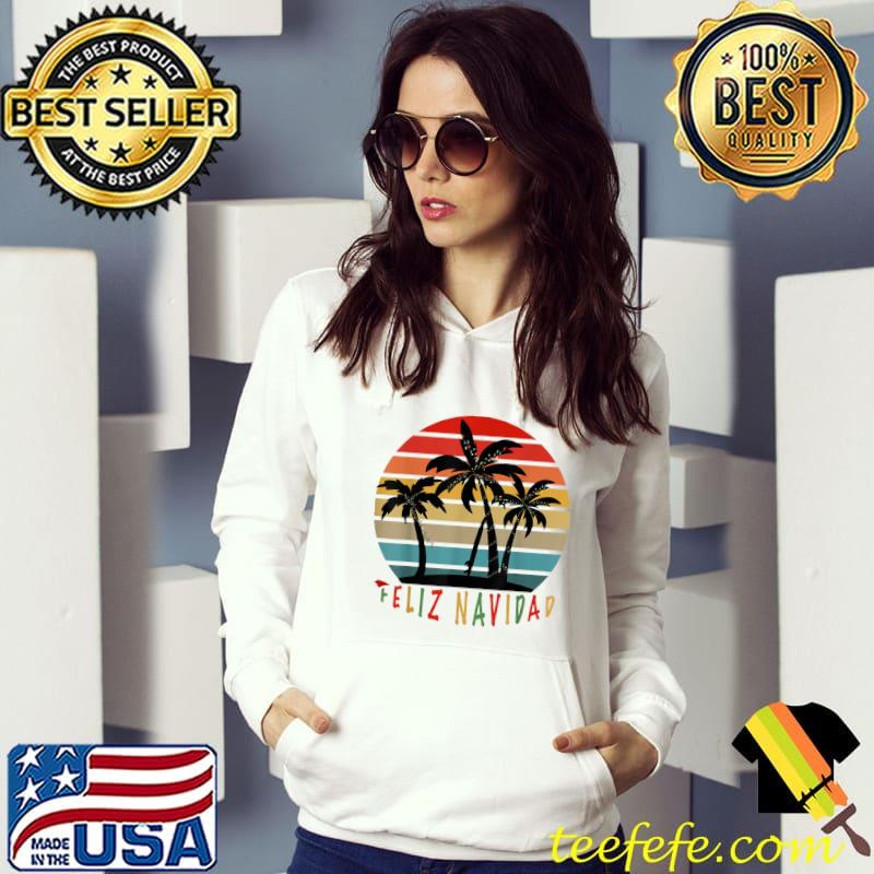 Top Feliz Navidad, Merry Christmas, Island Vibe, Fun, Holiday T-Shirt Top Feliz Navidad, Merry Christmas, Island Vibe, Fun, Holiday T-Shirt