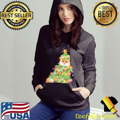 Top Foxes Tree Christmas Shirt