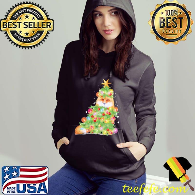 Top Foxes Tree Christmas Shirt