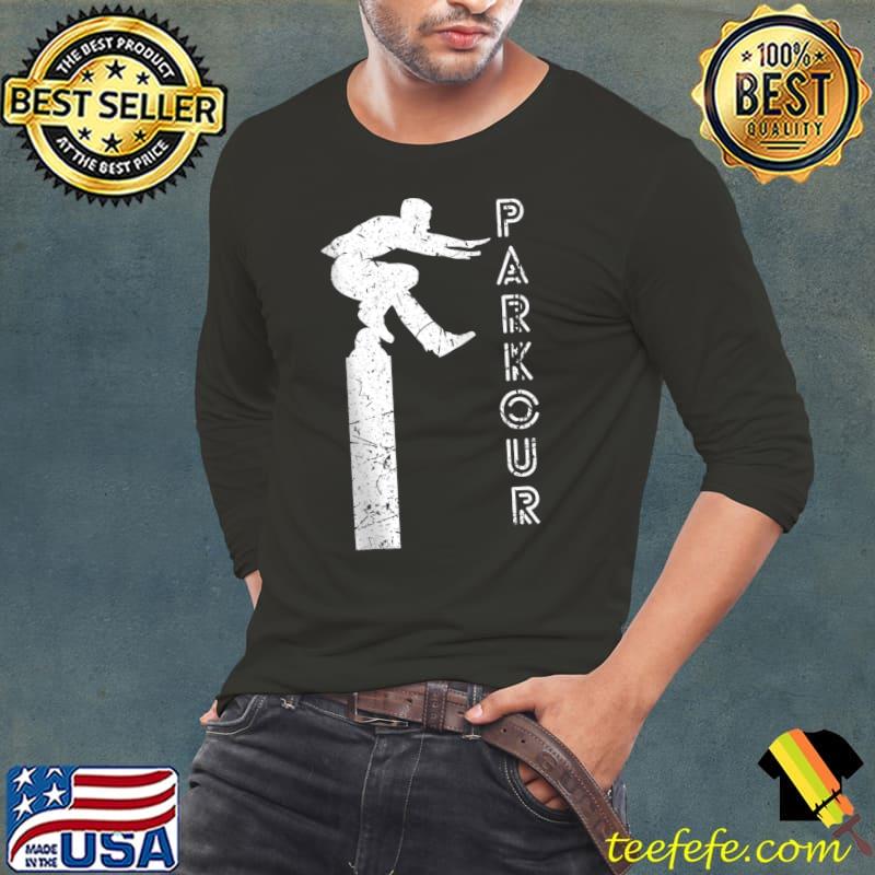 Top Freestyle Backflip Parkour Extreme Flips Freerunning Grunge T-Shirt Long Sleeve Tee Top Freestyle Backflip Parkour Extreme Flips Freerunning Grunge T-Shirt Long Sleeve Tee