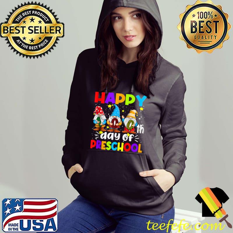Top Happy 100th Day Of Preschool Gnome T-shirt