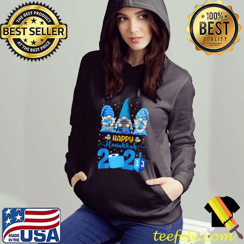 Top Happy Hanukkah Gnomes Menorah Hanukkah Jewish Holiday 2021 T-Shirt Top Happy Hanukkah Gnomes Menorah Hanukkah Jewish Holiday 2021 T-Shirt