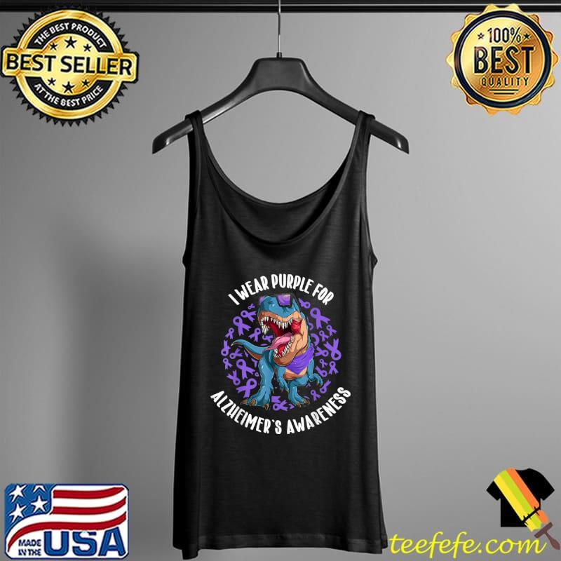 Top I Wear Purple For Epilepsy Awareness Purple Trex Ribbon Kids T Shirt Tank Top Top I Wear Purple For Epilepsy Awareness Purple Trex Ribbon Kids T Shirt Tank Top