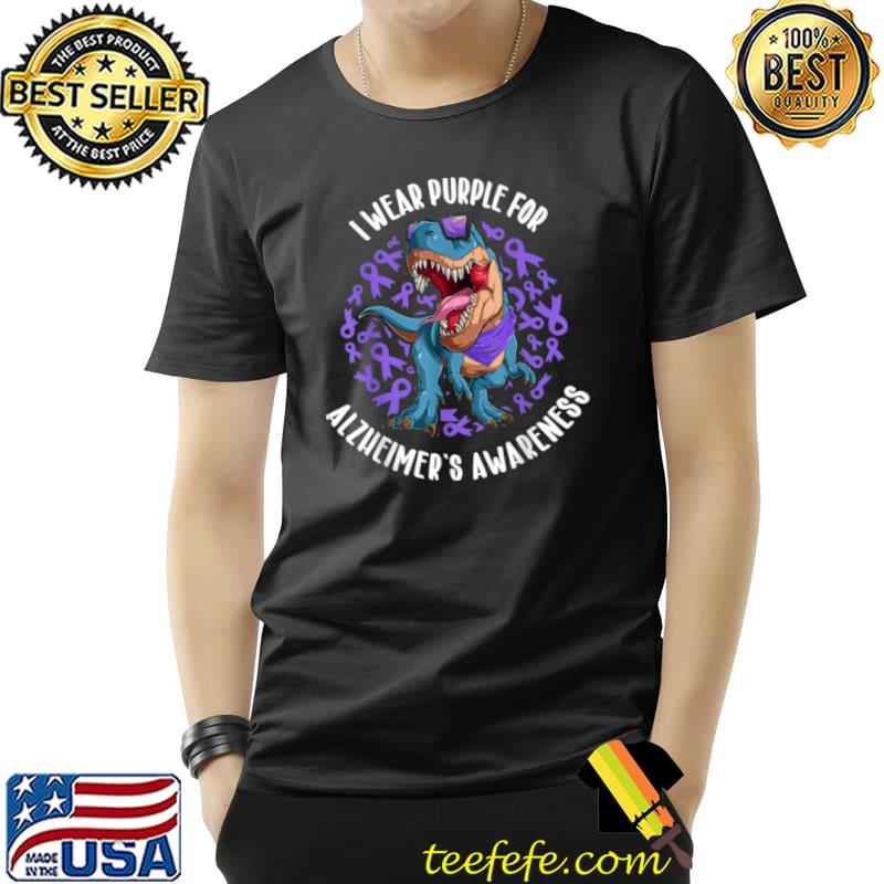 Top I Wear Purple For Epilepsy Awareness Purple Trex Ribbon Kids T Shirt Unisex Top I Wear Purple For Epilepsy Awareness Purple Trex Ribbon Kids T Shirt Unisex