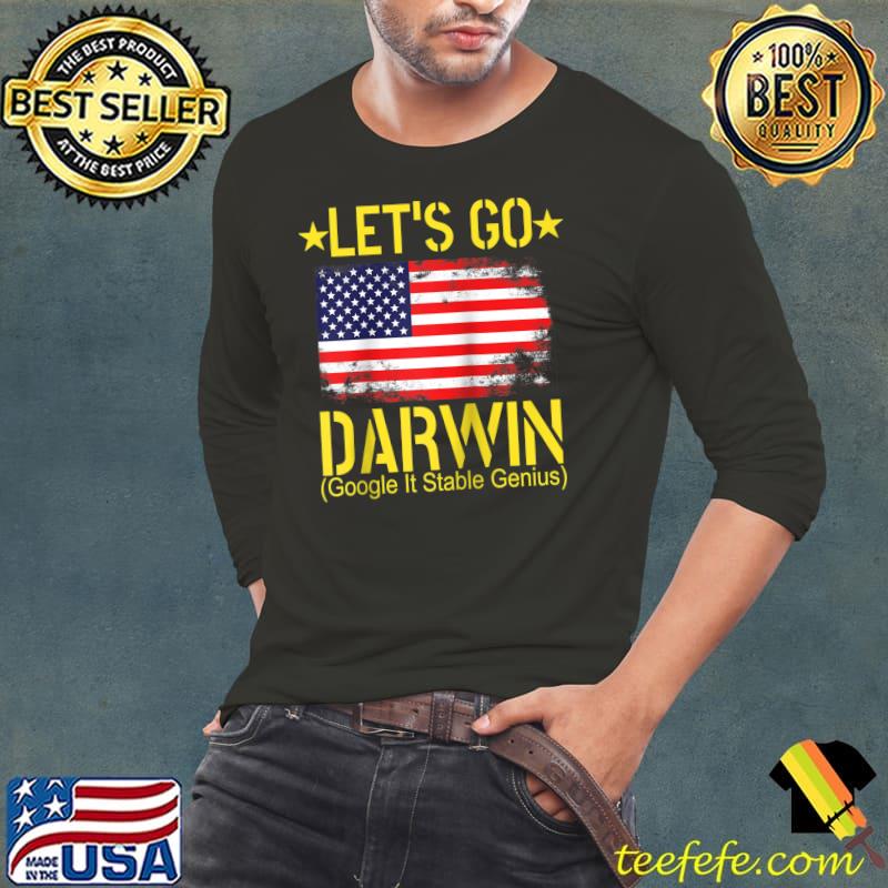 Top Let's Go Darwin VAMOS Darwin Buscalo En T- Long Sleeve Tee Top Let's Go Darwin VAMOS Darwin Buscalo En T- Long Sleeve Tee