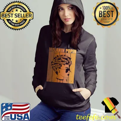 Top Melanin Poppin Black History Month Vintage Pride Afro Queen T-shirt