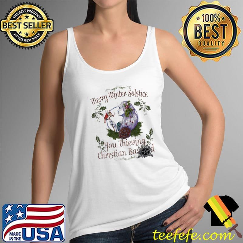 Top Merry Winter Solstice You Thieving Christmas Shirt Tank Top Top Merry Winter Solstice You Thieving Christmas Shirt Tank Top