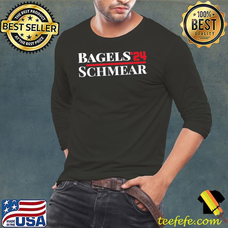 Top Official Vote Bagels And Schmear Political 2024 Presidential Election TShirt Long Sleeve Tee Top Official Vote Bagels And Schmear Political 2024 Presidential Election TShirt Long Sleeve Tee