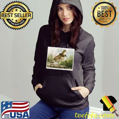 Top Ruffed Grouse Partridge Birds Illustration For Men & Women T Shirt