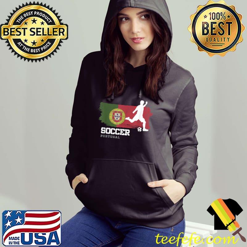Top Soccer Portugal Flag Football Team Soccer Player T Shirt