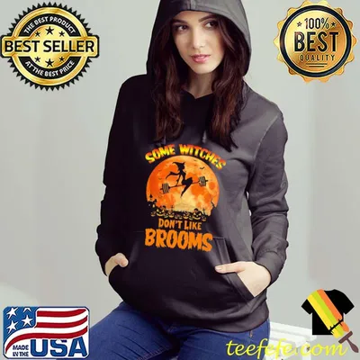 Top Some Witches Don't Like Brooms Halloween Shirt