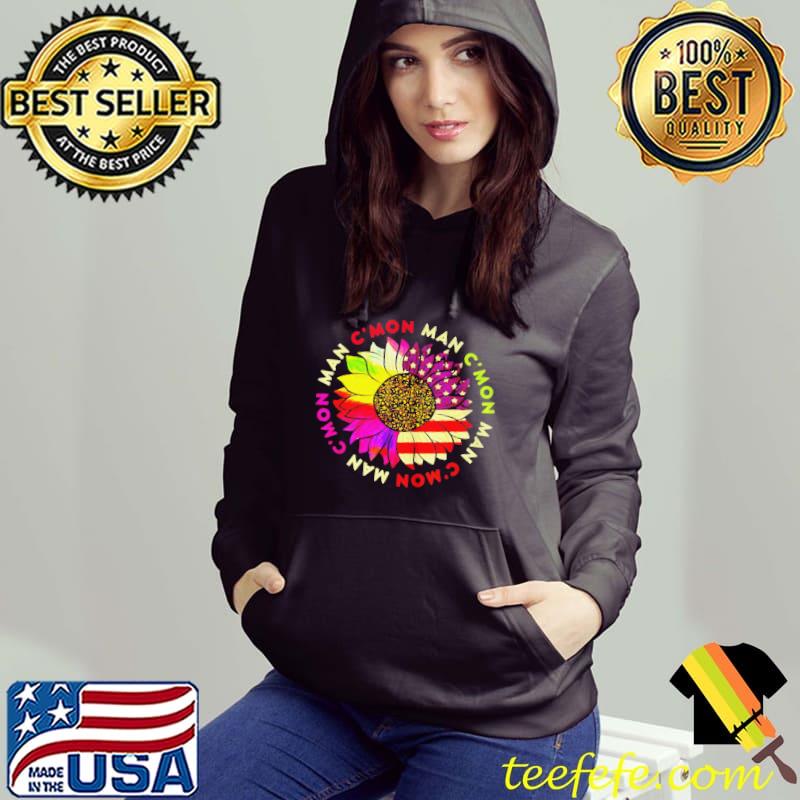 Top Sunflower American flag c'mon man shirt