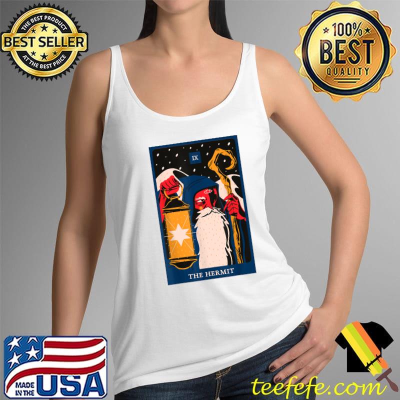 Top The Hermit Tarot Card Occult Beliefs Divination Magic T-Shirt Tank Top Top The Hermit Tarot Card Occult Beliefs Divination Magic T-Shirt Tank Top