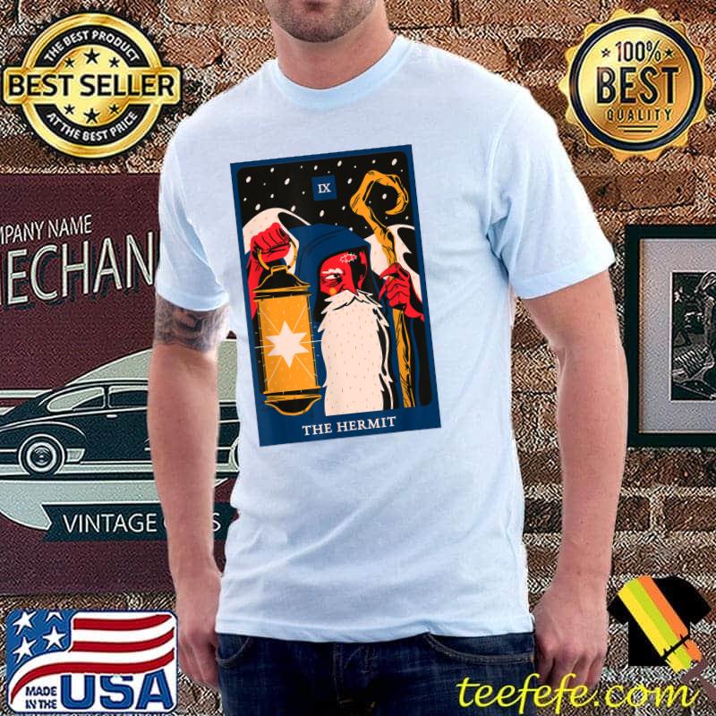 Top The Hermit Tarot Card Occult Beliefs Divination Magic T-Shirt Unisex Top The Hermit Tarot Card Occult Beliefs Divination Magic T-Shirt Unisex