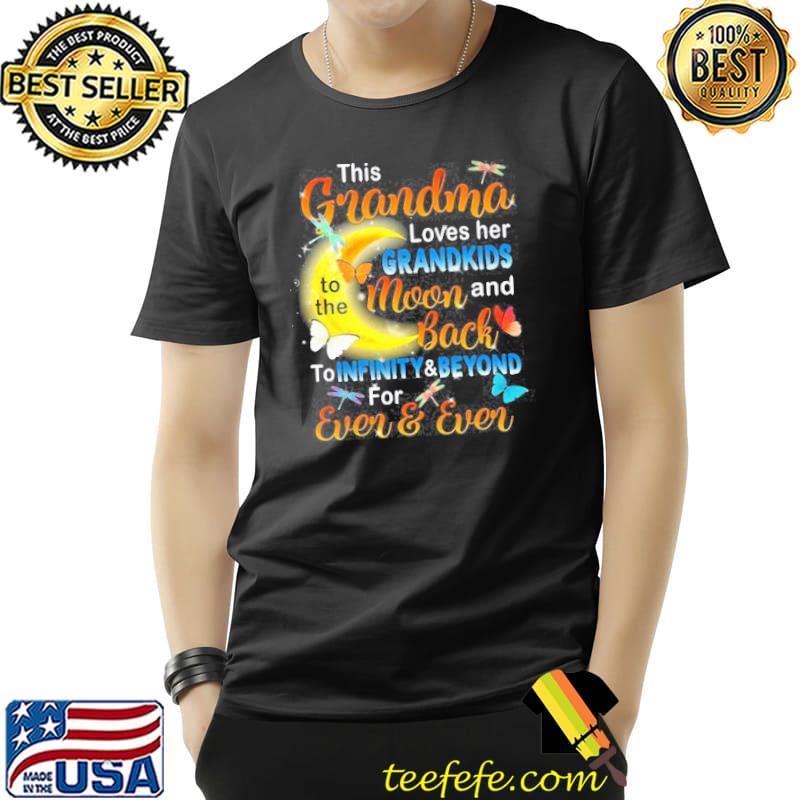 Top This Grandma Loves her Grandkids To The Moon And Back Unisex Top This Grandma Loves her Grandkids To The Moon And Back Unisex