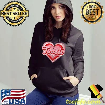 Top Toosii heart logo T shirt