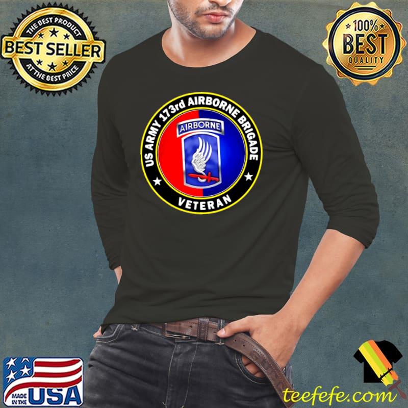 Top US Army 173rd Airborne Brigade Veteran Shirt Long Sleeve Tee Top US Army 173rd Airborne Brigade Veteran Shirt Long Sleeve Tee