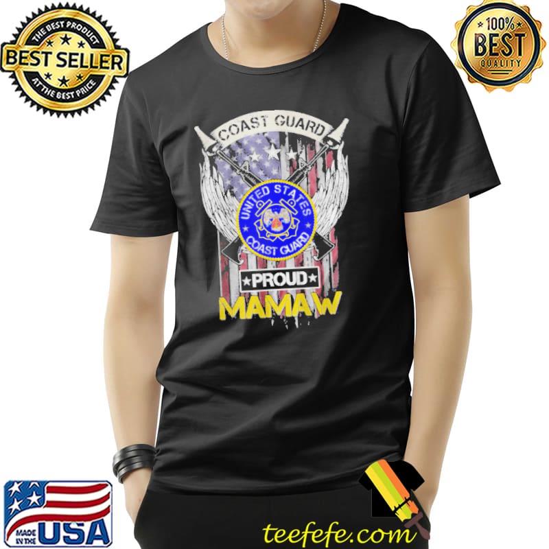 Top Vintage usa American flag us coast guard proud mamaw Unisex Top Vintage usa American flag us coast guard proud mamaw Unisex