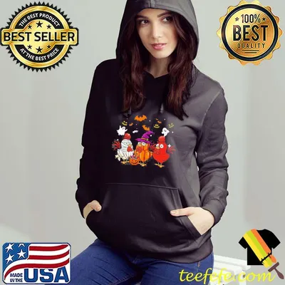 Top Witch Chicken Scary And Cute Halloween Shirt