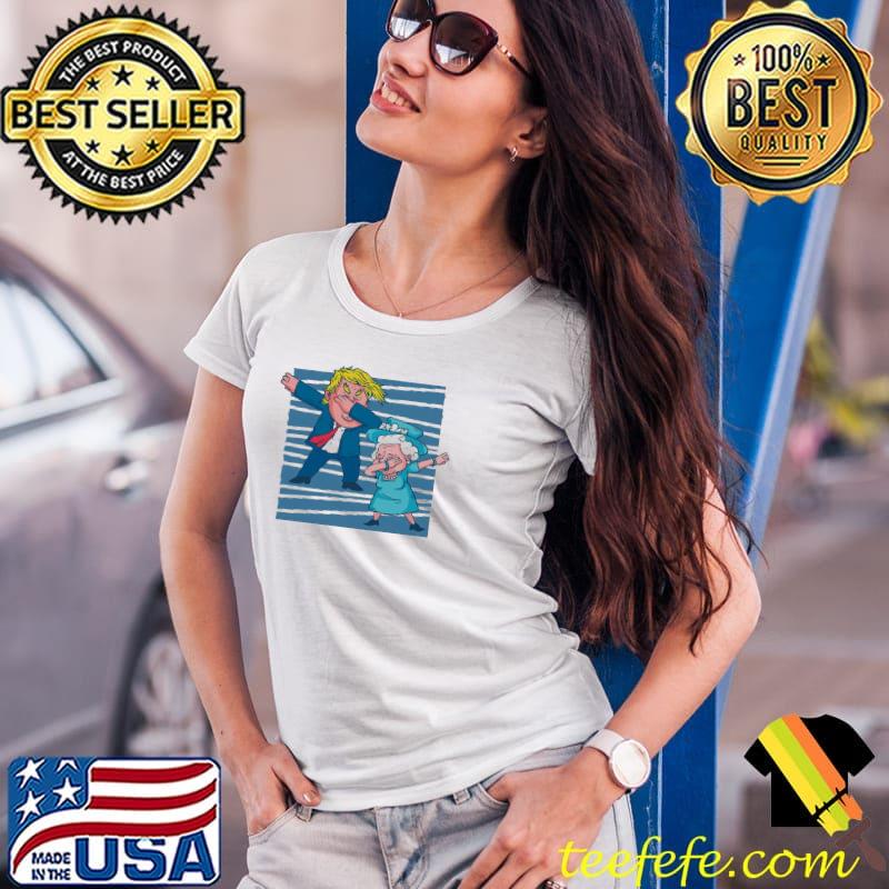Trump & Queen Dabbing Shirt Ladies Tee Trump & Queen Dabbing Shirt Ladies Tee