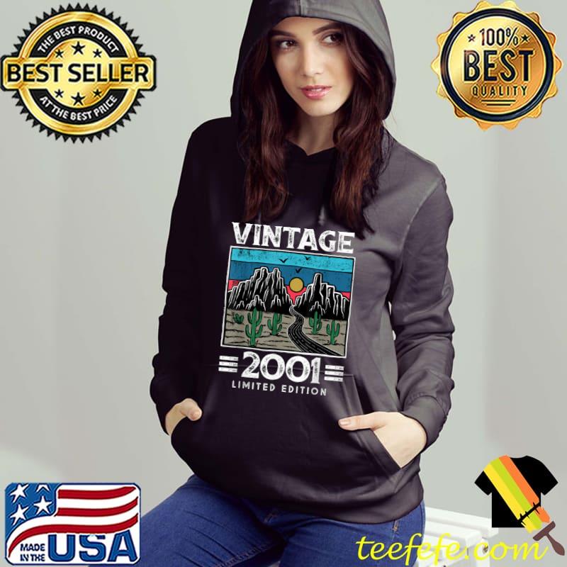 Vintage 2001 Made in 2001 20th Birthday Limited Edition T Shirt Vintage 2001 Made in 2001 20th Birthday Limited Edition T Shirt