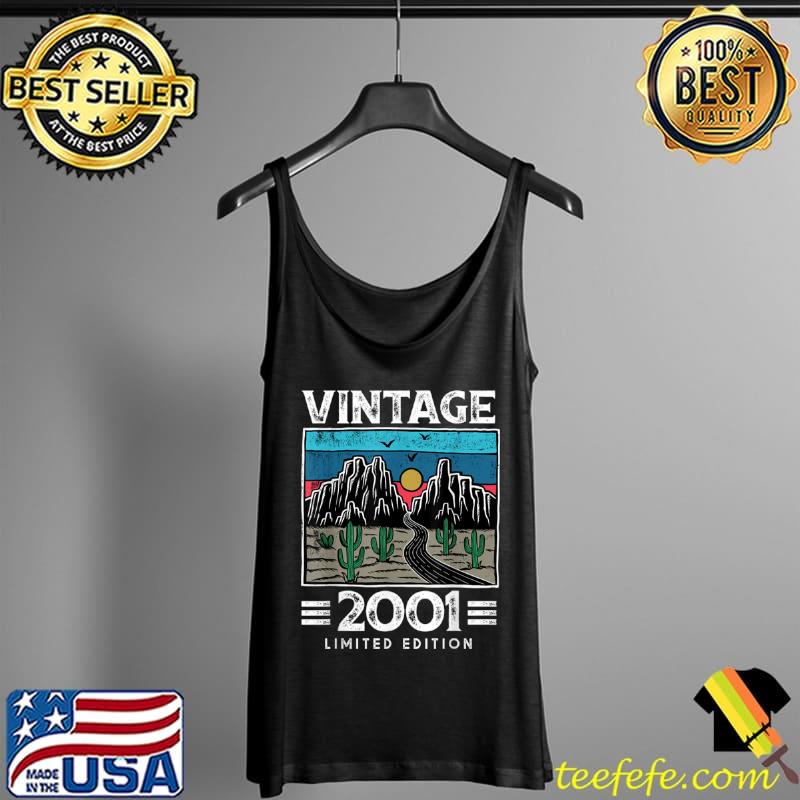 Vintage 2001 Made in 2001 20th Birthday Limited Edition T Shirt Tank Top Vintage 2001 Made in 2001 20th Birthday Limited Edition T Shirt Tank Top