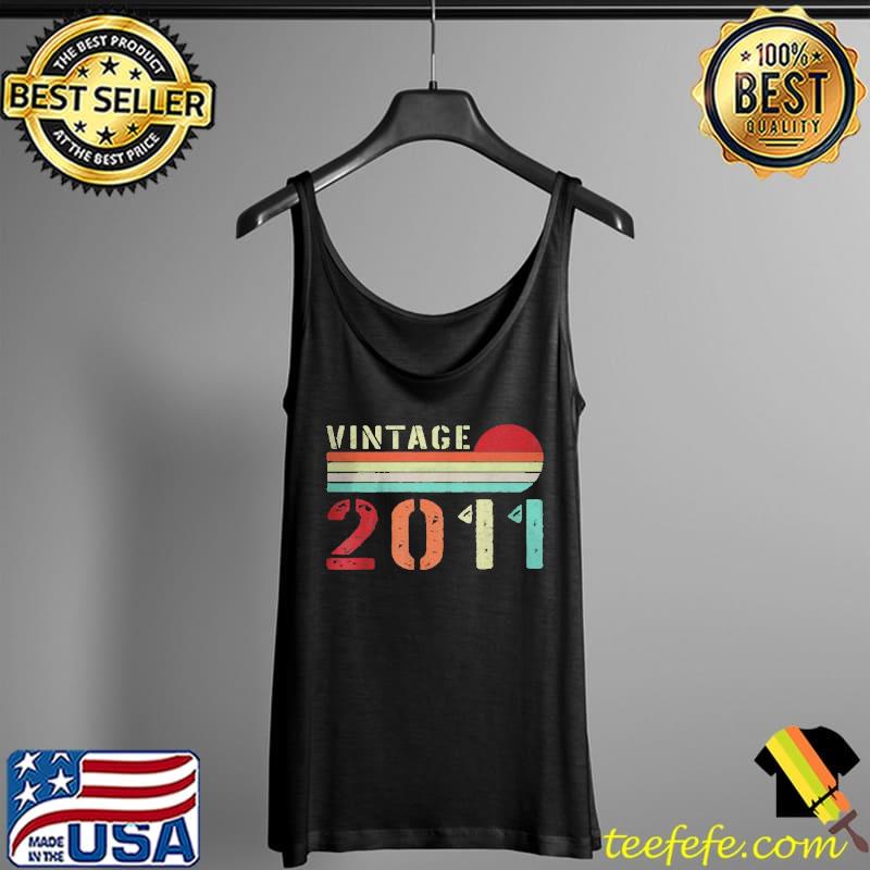 Vintage 2011 11 years old 11th birthday Tank Top Vintage 2011 11 years old 11th birthday Tank Top