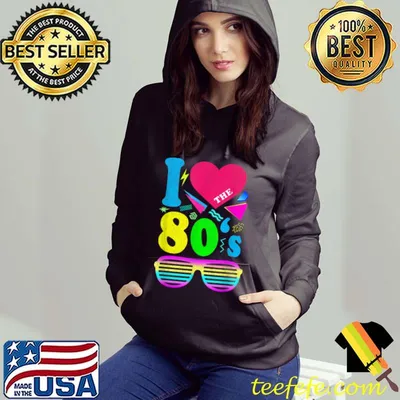 Vintage I Love the 80’s Shirt Women Men Girl costume Party T Shirt