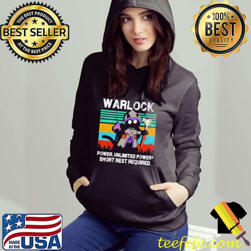Warlok Power Unlimited Power Short Rest Required Vintage Shirt Warlok Power Unlimited Power Short Rest Required Vintage Shirt