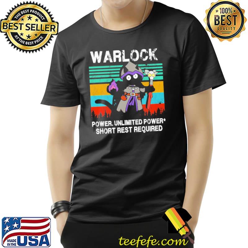 Warlok Power Unlimited Power Short Rest Required Vintage Shirt Unisex Warlok Power Unlimited Power Short Rest Required Vintage Shirt Unisex