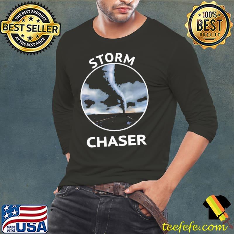 Weather Storm Tornado Hurricane Chaser Shirt Long Sleeve Tee Weather Storm Tornado Hurricane Chaser Shirt Long Sleeve Tee