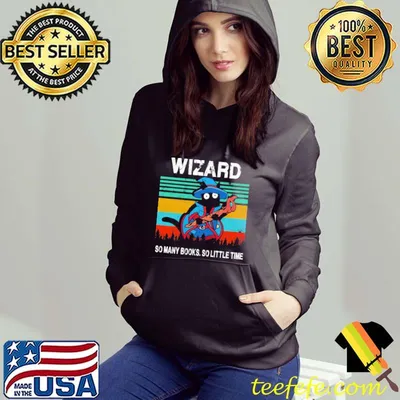 Wizard So Many Books So Little Time Vintage Shirt