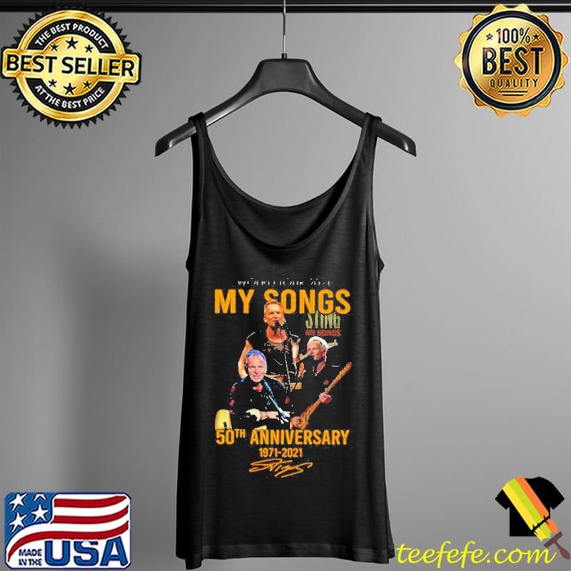 World tour 2021 sing my songs 50th anniversary 1971 2021 signature Tank Top World tour 2021 sing my songs 50th anniversary 1971 2021 signature Tank Top