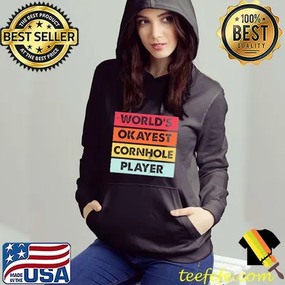 World's Okayest Cornhole Player Vintage Shirt