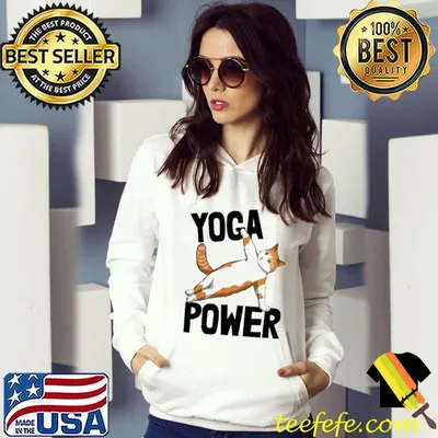 Yoga Power Cat shirt