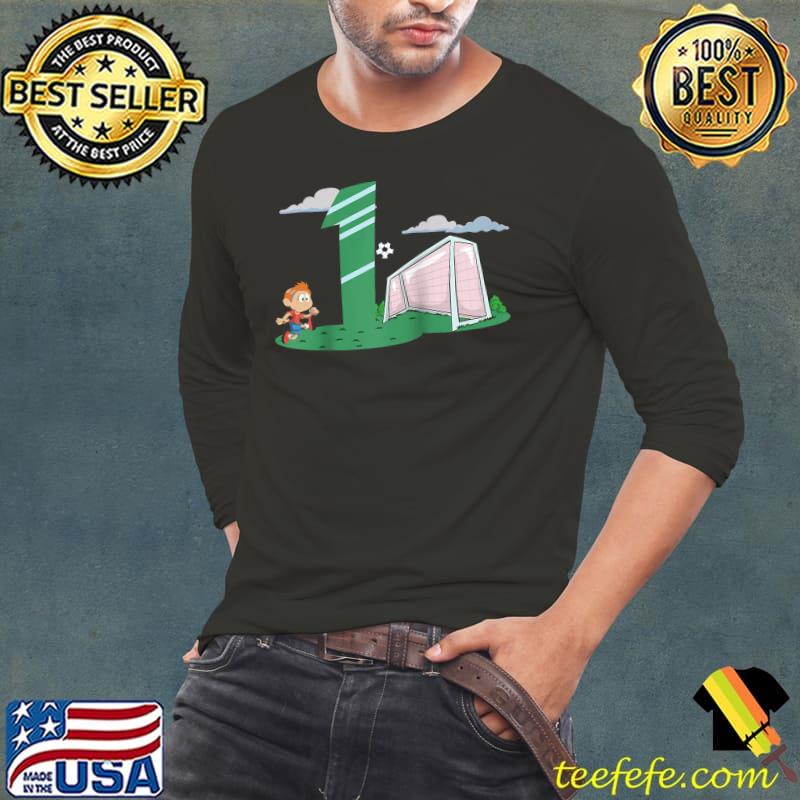 1 Year Old Birthday Boy Gifts Soccer 1st Birthday T- Long Sleeve Tee 1 Year Old Birthday Boy Gifts Soccer 1st Birthday T- Long Sleeve Tee