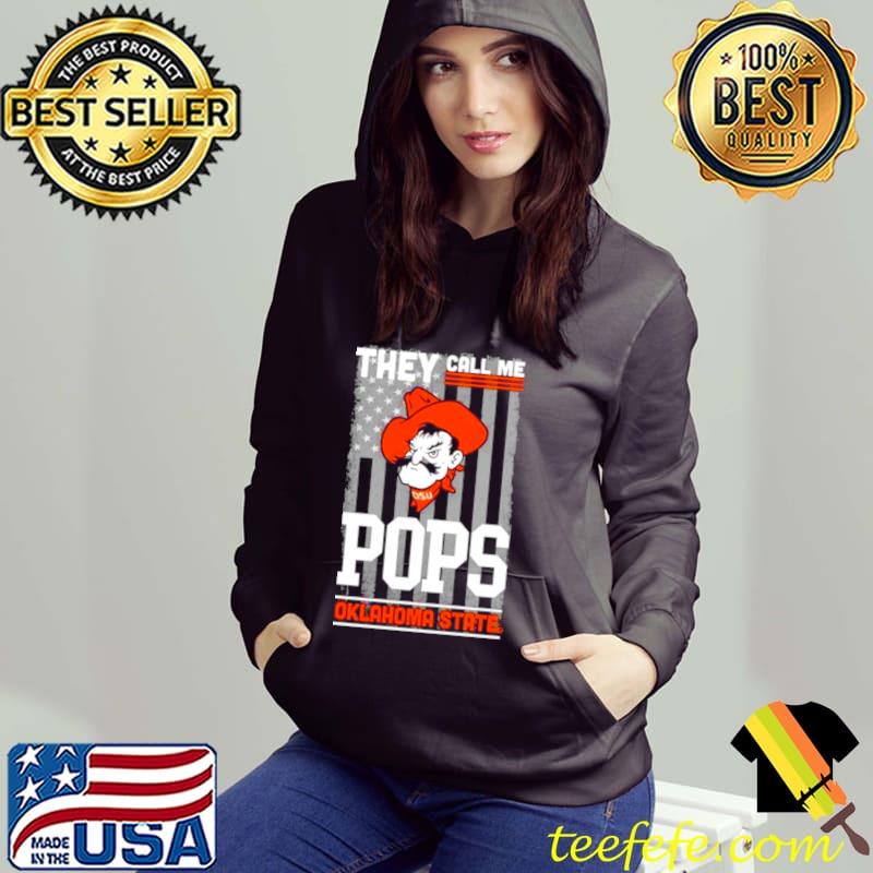 American flag they call me Pops Oklahoma State Cowboys shirt