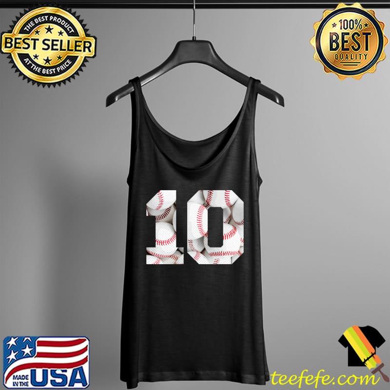 Awesome 10th Birthday Baseball Boys Baseball Players Party Boy Ten T- Tank Top Awesome 10th Birthday Baseball Boys Baseball Players Party Boy Ten T- Tank Top